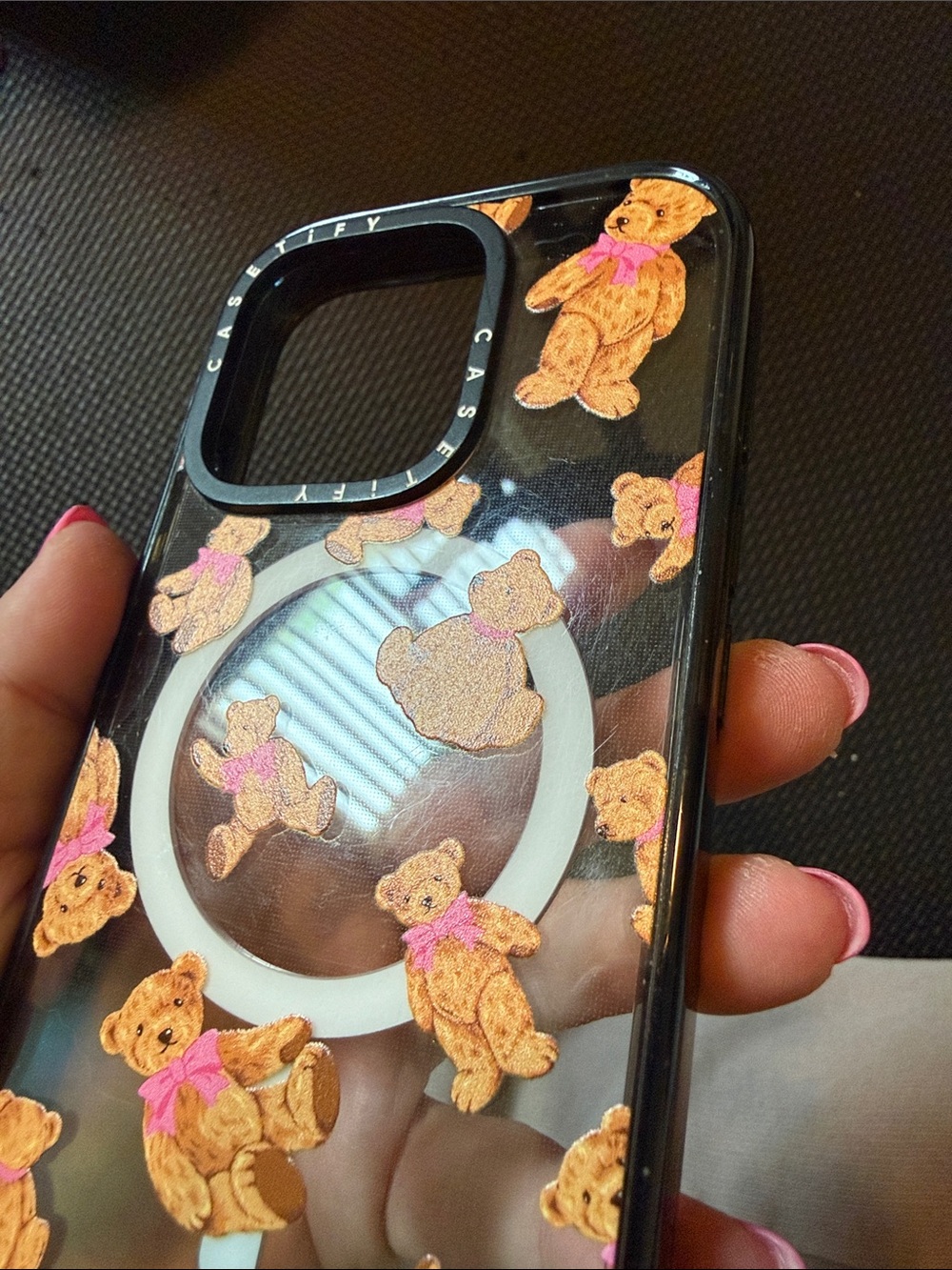 Casetify teddy bear case for iPhone 16 Pro - Picture 3 of 5